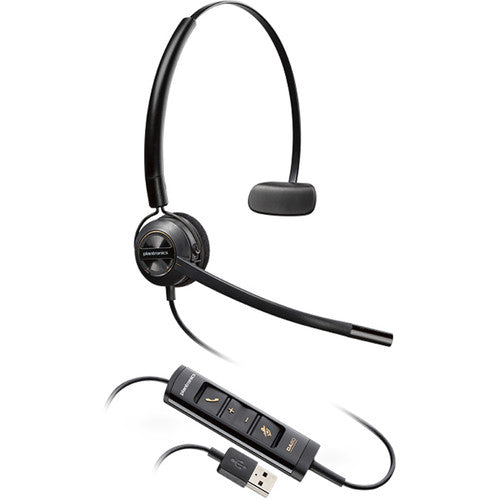 Poly  HW545 - Encore Pro Monaural Convertible Wideband Headset (Noise Cancelling) (USB)
