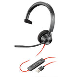 Poly Blackwire 3310 USB-A (Mono Headset)