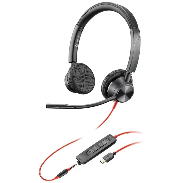 Poly Blackwire 3325-MS Teams USB-C (Stereo Headset)