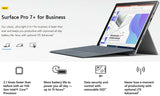Microsoft Surface Pro 7+ for Business (i5/ 12.3-inch/ 16GB RAM/ 256GB SSD/ LTE/ W10P) Platinum