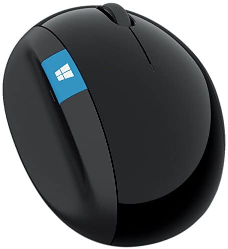 Microsoft Wireless Sculpt Ergonomic Mouse (Black) L6V-00010