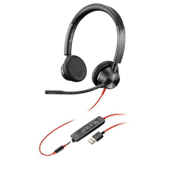 Poly Blackwire 3325-MS Teams USB-A (Stereo Headset)