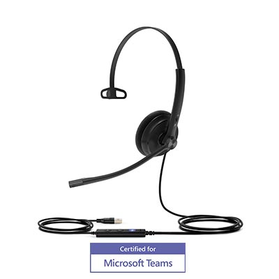Yealink On-Ear USB Mono Headset (UH34-LITE-MONO)
