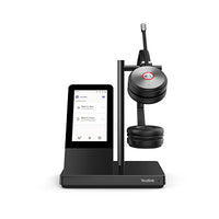 Yealink DECT Wireless On-Ear Stereo Headset with Touch Screen Base Station (WH66-DUO)