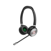 Yealink DECT Wireless On-Ear Stereo Headset with Touch Screen Base Station (WH66-DUO)