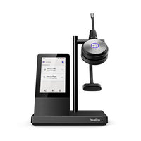 Yealink DECT Wireless On-Ear Mono Headset with Touch Screen Base Station (WH66-MONO)