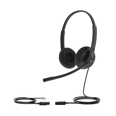 Yealink RJ-9 Duo Wired Headset (YHS34-DUO)