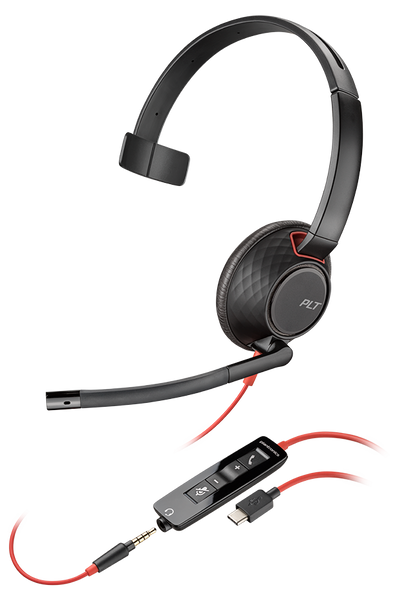 Poly Blackwire 5210 USB-C (Mono Headset)
