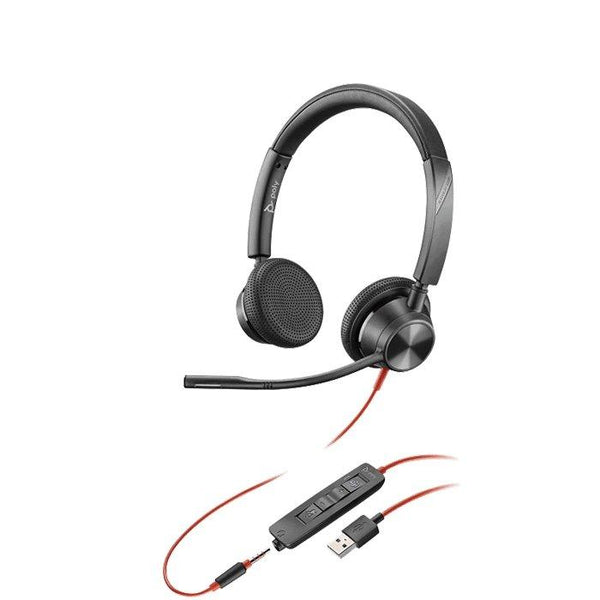 Poly Blackwire 3325 USB-A (Stereo Headset)